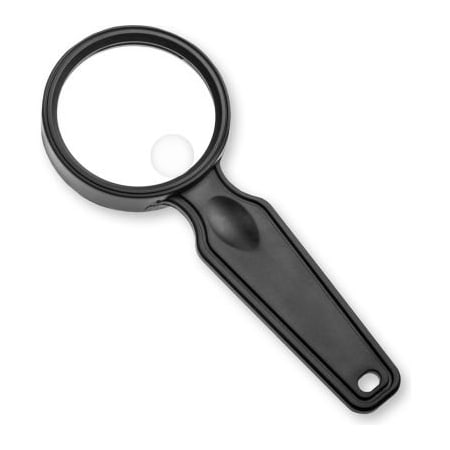 Carson Optical Carson Magniview Series Hand-Held Magnifier, 2in, 3x Power with 6x Spot Lens, Black DS-50GL